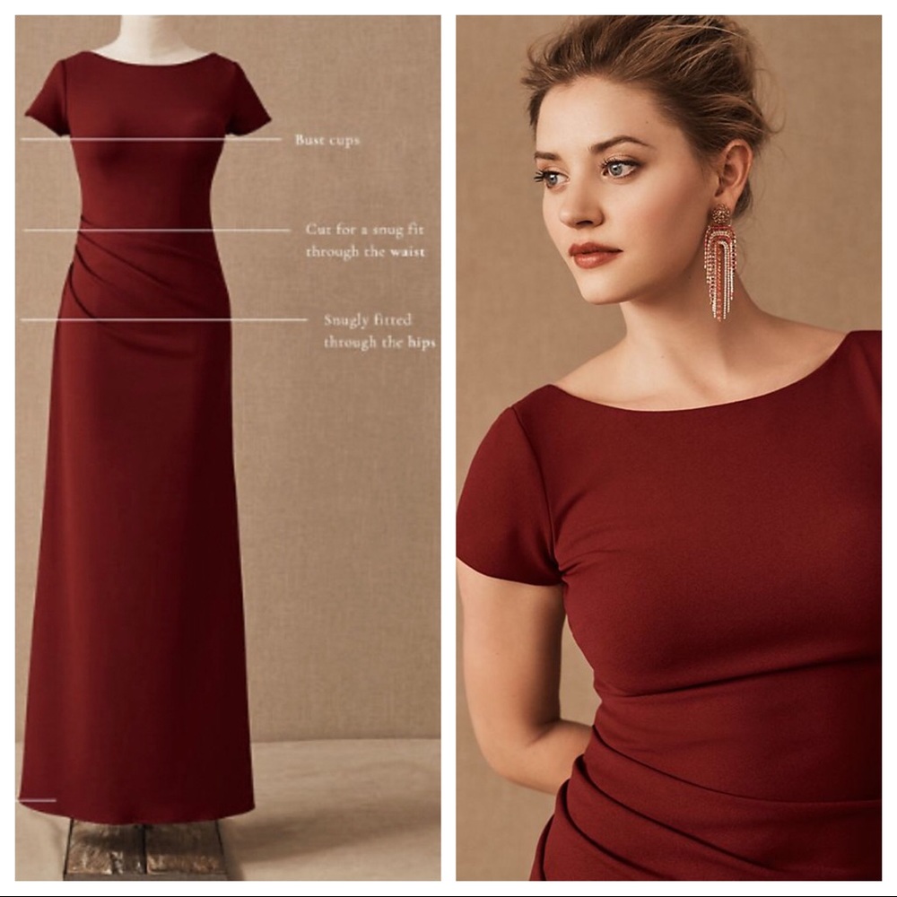 NEW BHLDN Matisse Cap Sleeve Dress Z414-1 - Picture 2 of 2